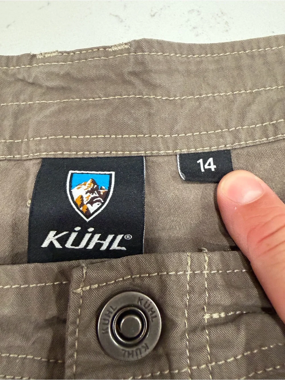 Kuhl Women's Brown Splash Cargo Shorts - 14